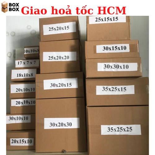 Thùng hộp carton bìa giấy đóng gói hàng kích thước lớn giá rẻ tận xưởng giao hỏa tốc nhận hàng ngay