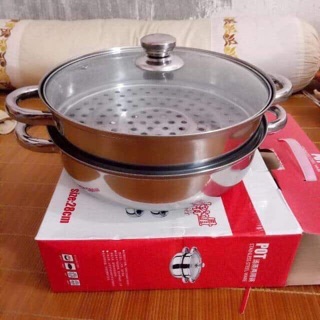 Nồi hấp 2 tầng