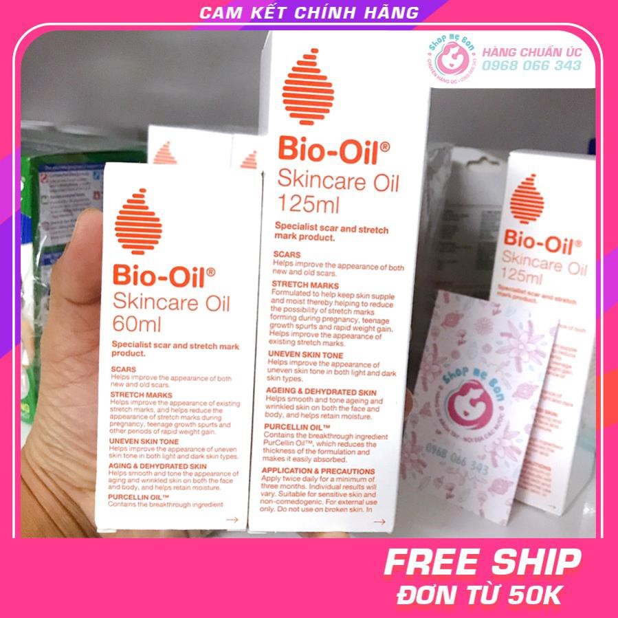 [CHUẨN AIR] DẦU BIO OIL TRỊ RẠN DA 60ml, 125ml, 200ml - xuất xứ Úc