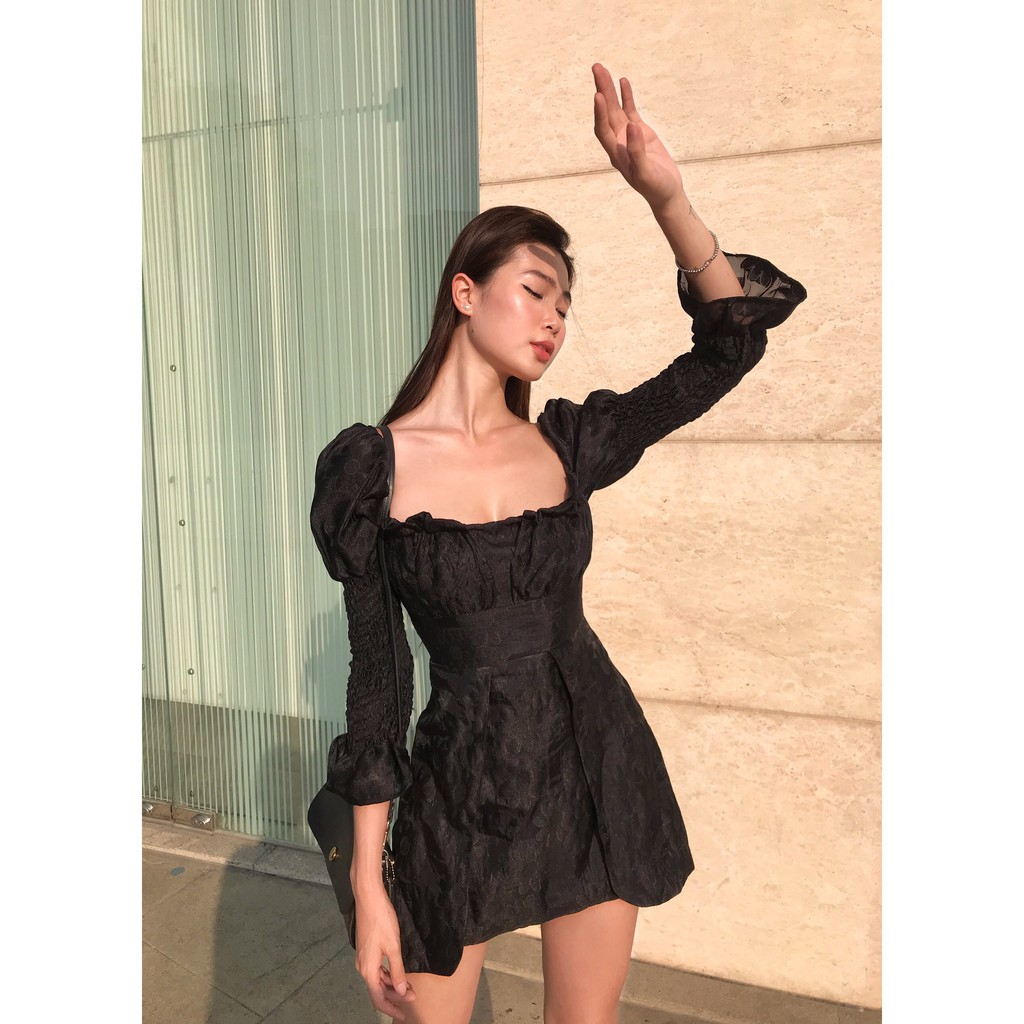 HEYBEE Đầm kiểu tay phồng - JEZEBEL DRESS HT635 | BigBuy360 - bigbuy360.vn