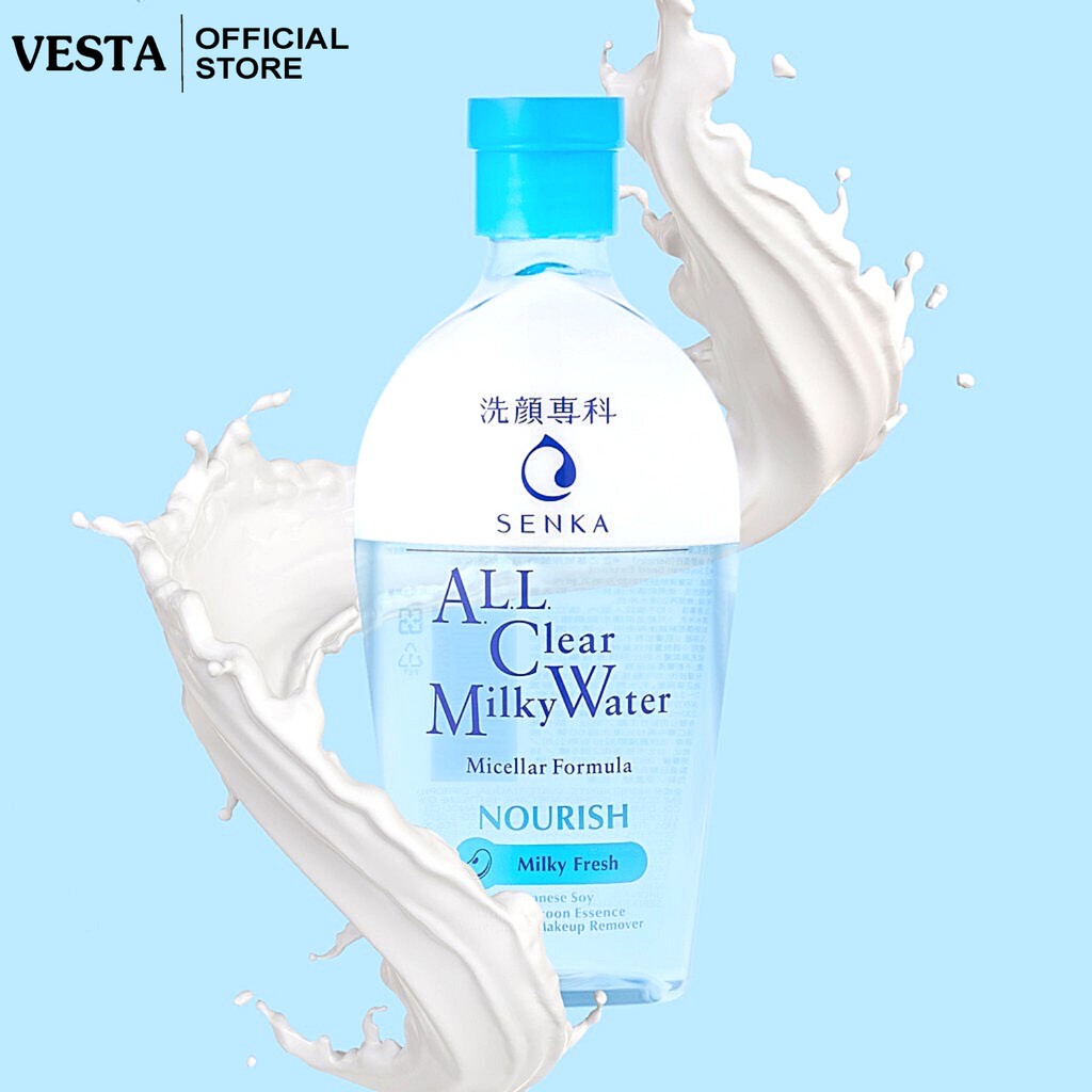 Nước Sữa Tẩy Trang Senka All Clear Milky Water Nourish 230ml | BigBuy360 - bigbuy360.vn