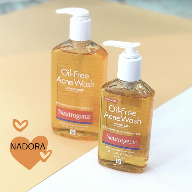 Sữa Rửa Mặt Neutrogena Oil Free Acne Wash