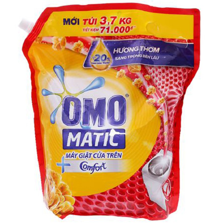 Nước giặt Omo Matic Comfort Túi Đại 3,7kg