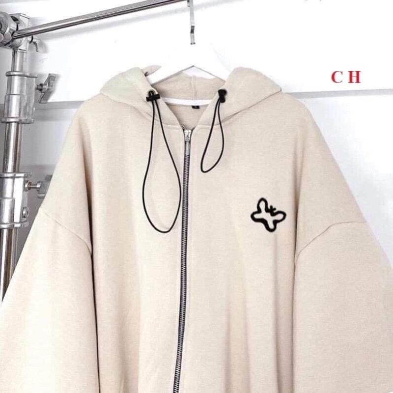 Áo hodie butterfly nhỏ dây rút chỉnh COA846