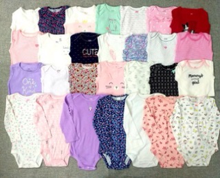 Set 4 body Carter bé gái