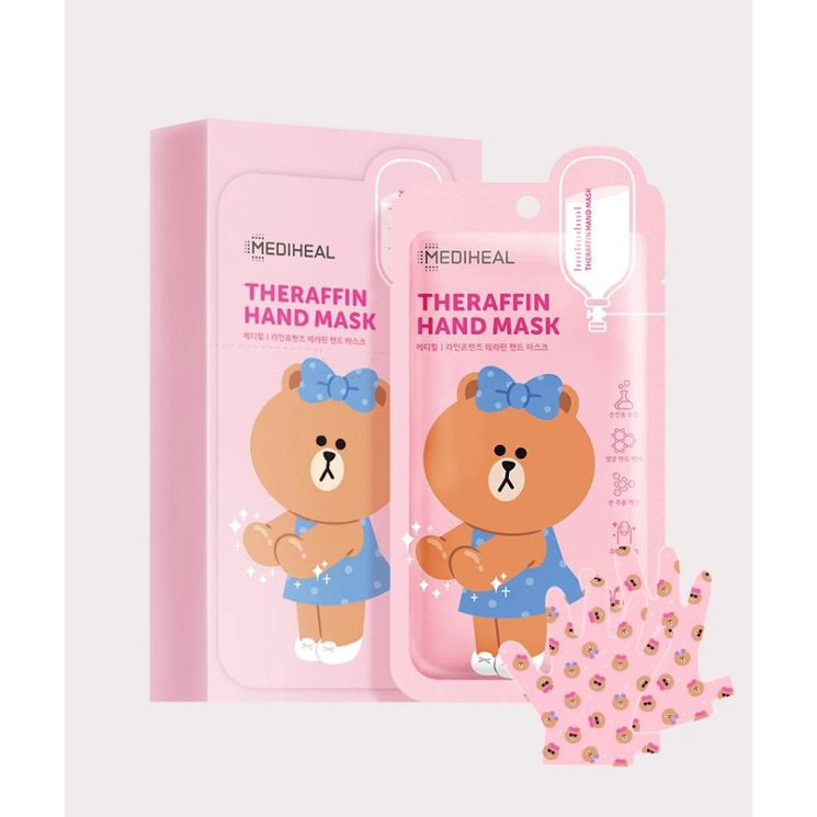 MEDIHEAL LINE FRIENDS (Hàng Mới Về) Mặt Nạ Dưỡng Ẩm Chăm Sóc Da Tay Tiện Dụng