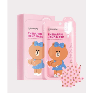 [Hàng mới về] Mặt nạ dưỡng ẩm MEDIHEAL LINE FRIENDS chăm sóc da tay tiện dụng
