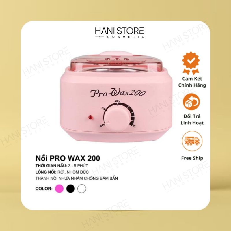 [TẶNG KÈM QUÀ] NỒI ĐUN NẤU SÁP WAX LÔNG PRO 200 LOẠI 1