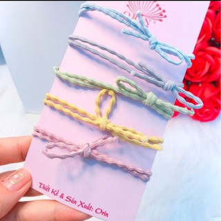 set 5 Cột tóc hoa cúc đủ màu dễ thương