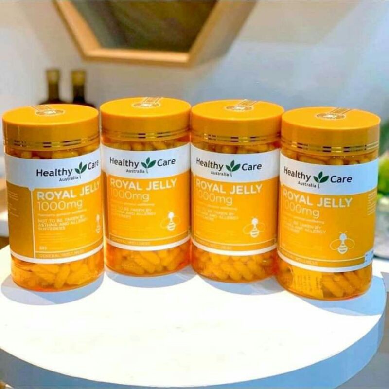 Sữa Ong Chúa Healthy Care Royal Jelly 365 Viên Úc