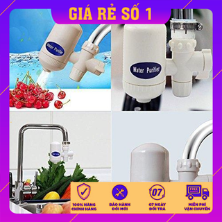 Bộ Lọc Nước Tại Vòi Gắn Trực Tiếp Vào Bất Kì Đầu Vòi Nước Nào Tại Nhà, Lõi 4 Tầng Lọc