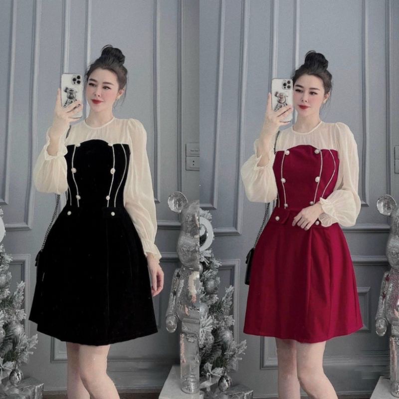 Đầm Bigsize MS1788. Khách Ib Để Được Tư Vấn Chọn Size.
