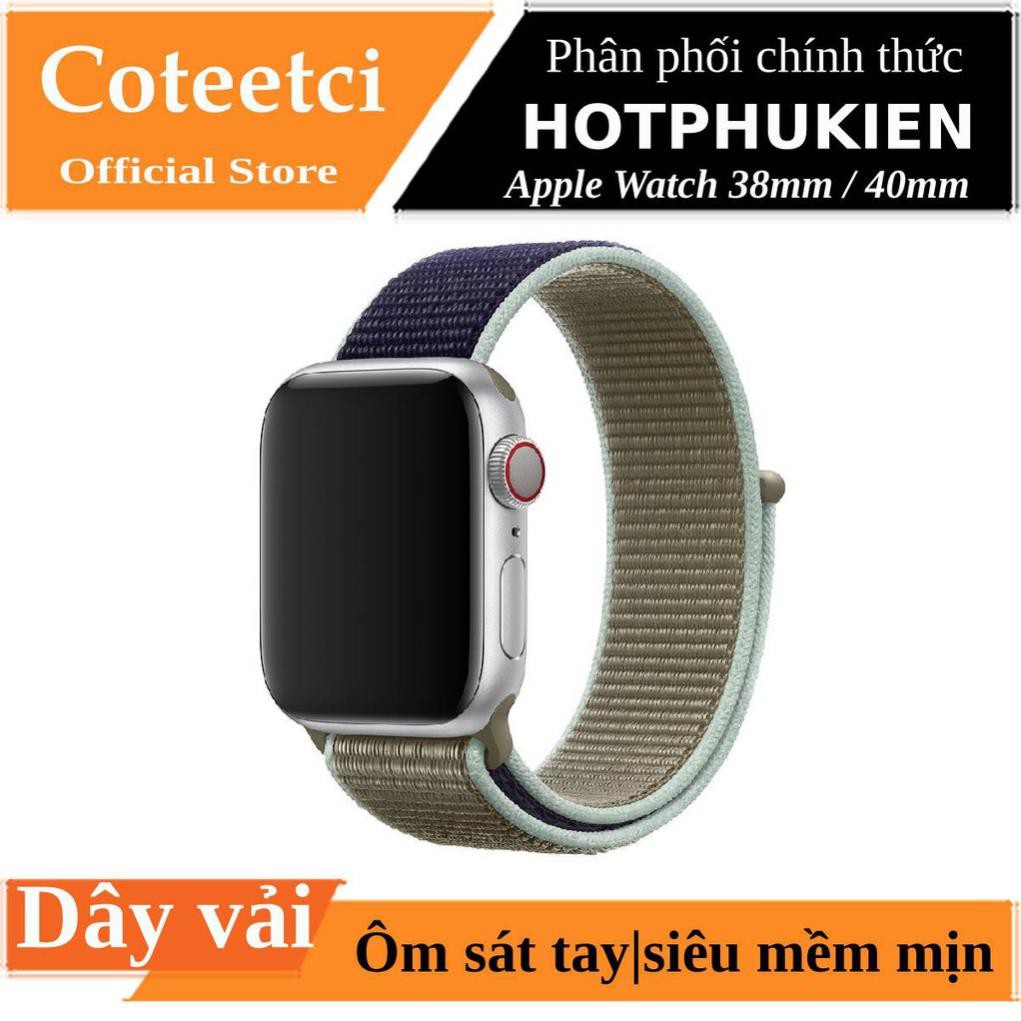 Dây vải đeo thay thế cho Apple Watch hiệu Coteetci Sport Loop (thời trang cá tính, dây siêu bền) - Hàng chính hãng