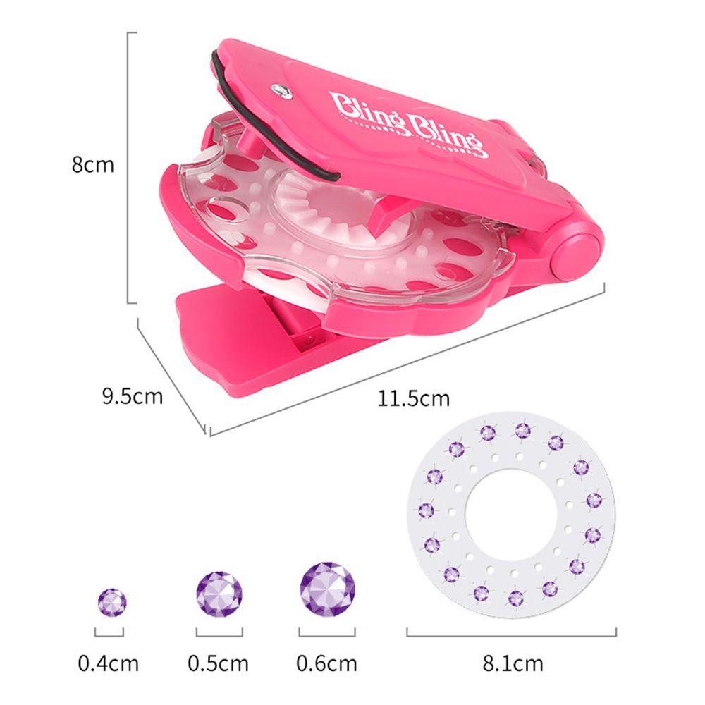 CHOOKEY Bộ Sticker Đính Đá Xinh Xắn Trang Trí Tóc Cho Bé Gái