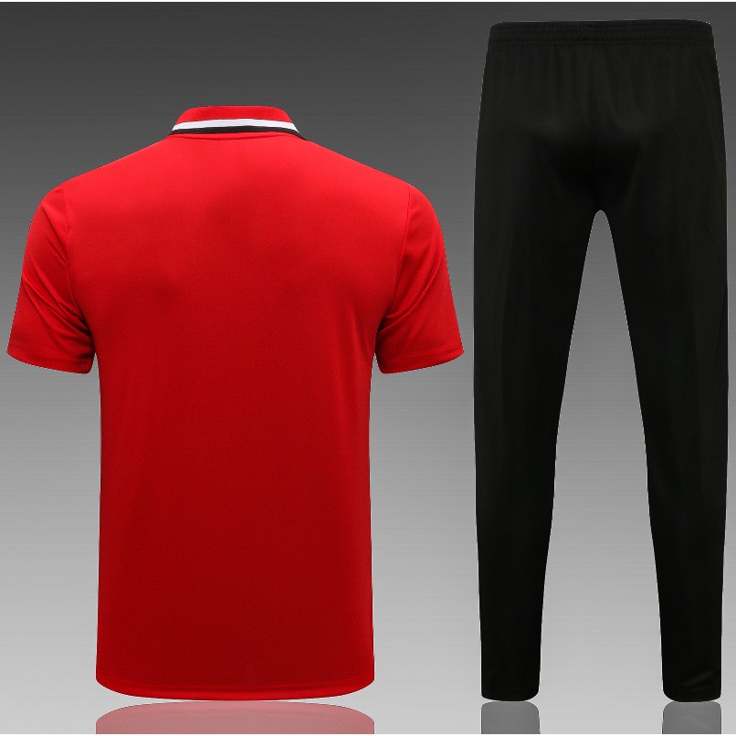 Áo Thun Bóng Đá Polo Màu Đỏ Số 2122 Manchester United Cho Nam