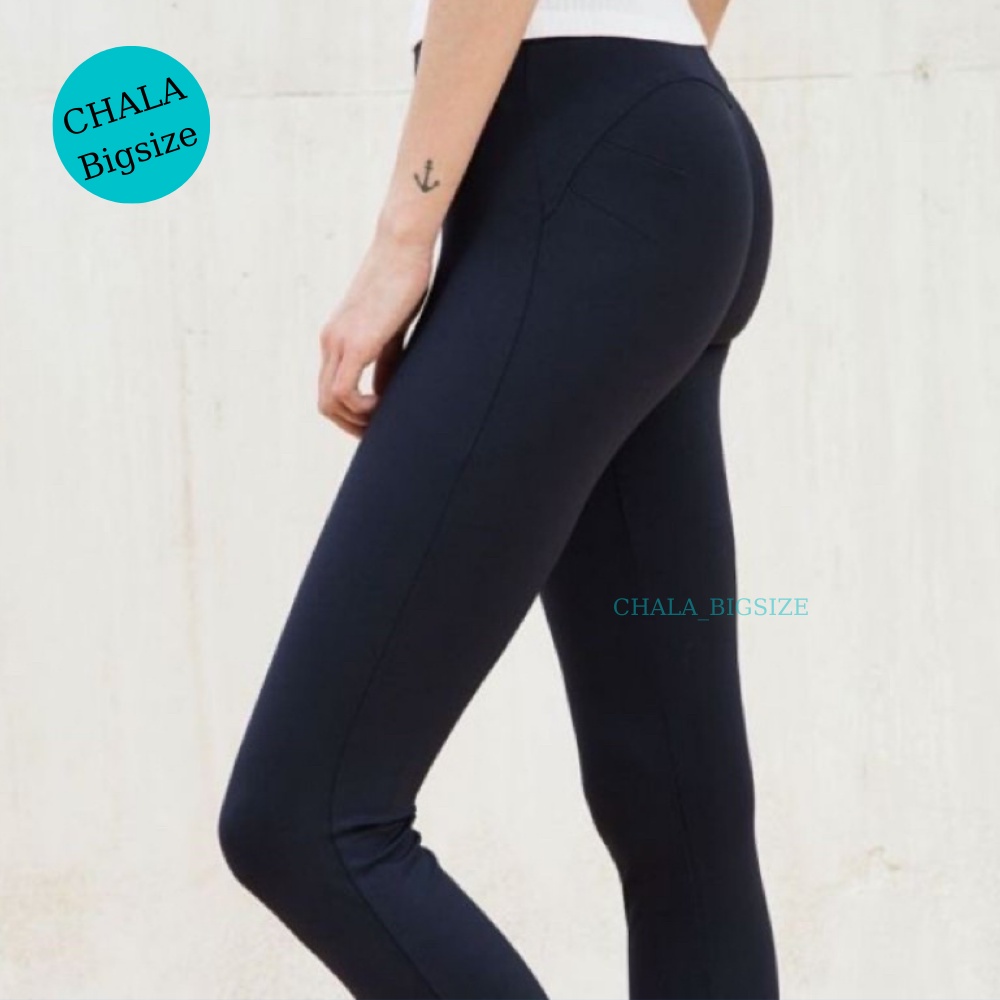 Quần Legging Nữ Dài Bigsize Lưng Cao Nâng Mông Chala Thời Trang Nữ Hàn Quốc