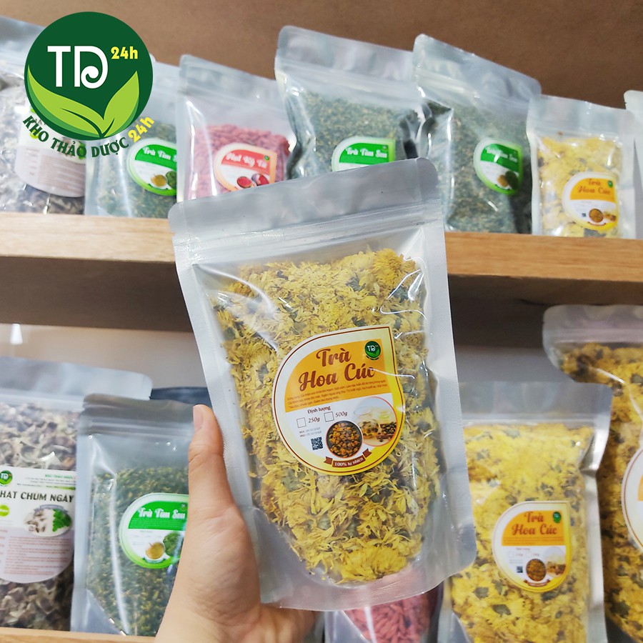 [Hàng Siêu Đẹp] Trà hoa cúc vàng, giúp an thần, ngủ ngon, sâu giấc, giảm đau bụng kinh, kiểm soát lượng đường trong máu