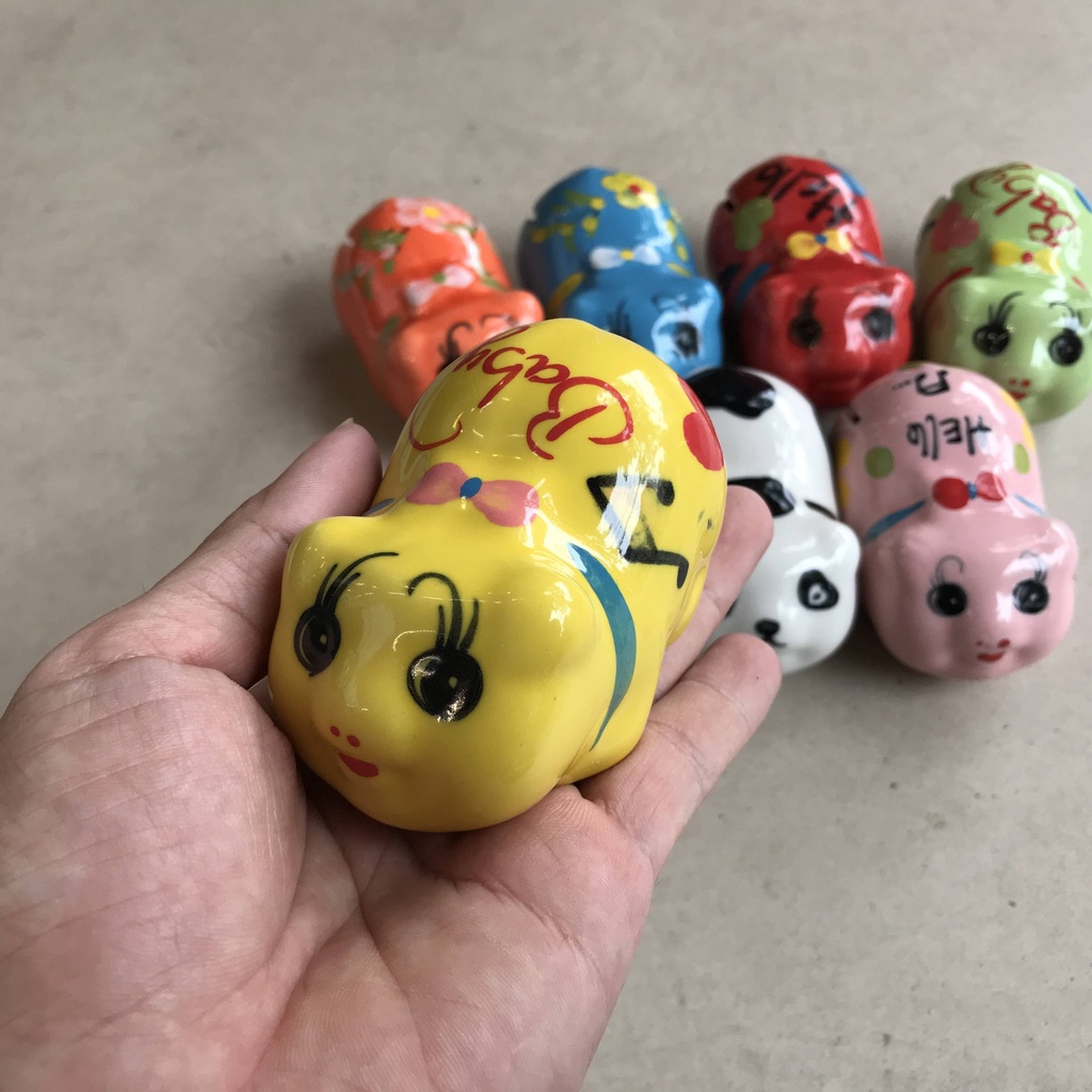 Heo đất siêu mini, siêu dễ thương dành cho bé - hàng gốm bát tràng cao cấp an toàn tuyệt đối cho bé- XƯỞNG GỐM VIỆT