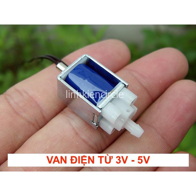 Van điện mini thường 3V dẫn khí máy đo huyết áp một van thông hơi thường mở hai chiều - LK0365