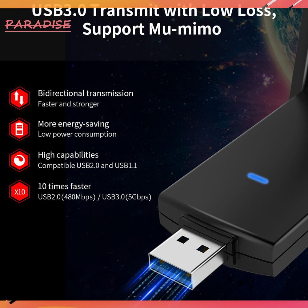 Thiết Bị Thu Phát Wifi Comfast Cf-924Ac 1300m 2.4 / 5.8ghz Usb 3.0 | BigBuy360 - bigbuy360.vn