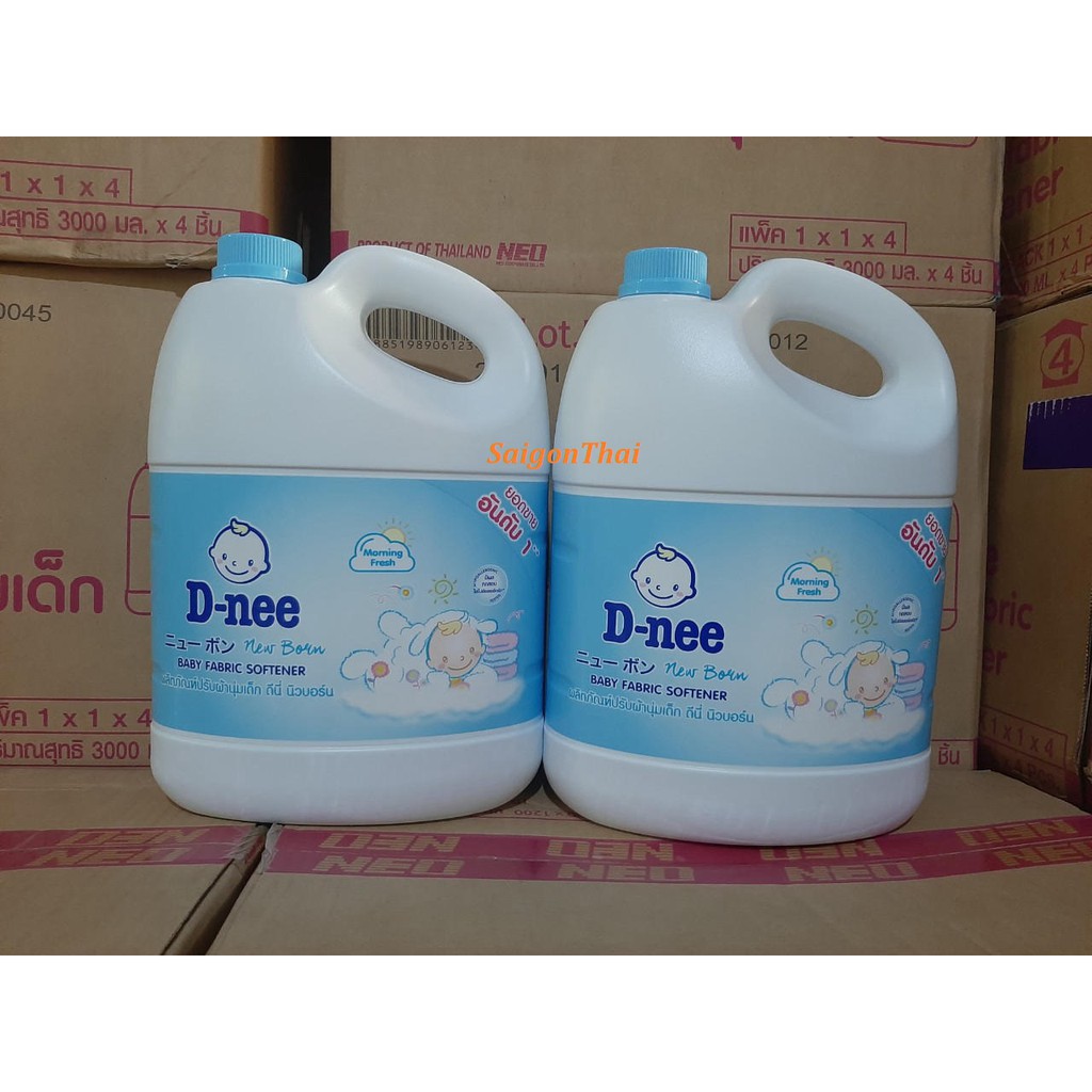 (SGT) Nước Xả Vải Dnee hàng Nội Địa Thái Lan 3000ml (3 lít)