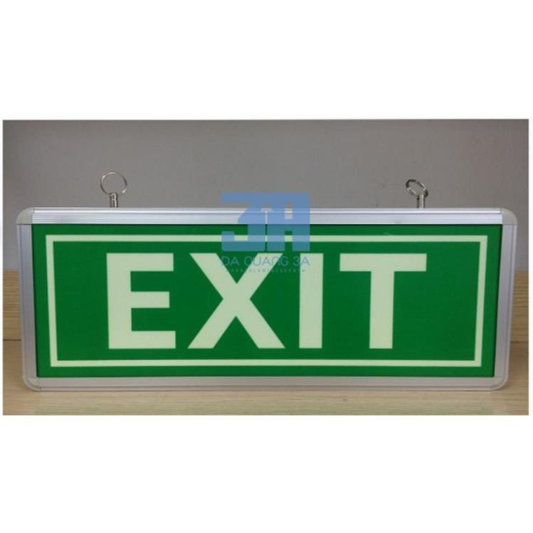 Bảng dạ quang exit thoát hiểm EXIT 1 MẶT (DQ3A-1M-11)