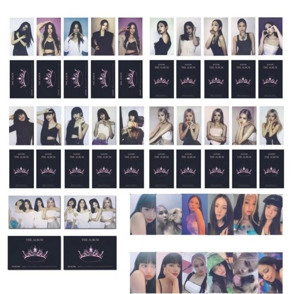 Kpop blackpink ảnh thẻ búa thẻ lễ kỷ niệm album ảnh thẻ Lisa ROSÉ Jisoo thẻ lomo Thẻ ảnh Polaroid