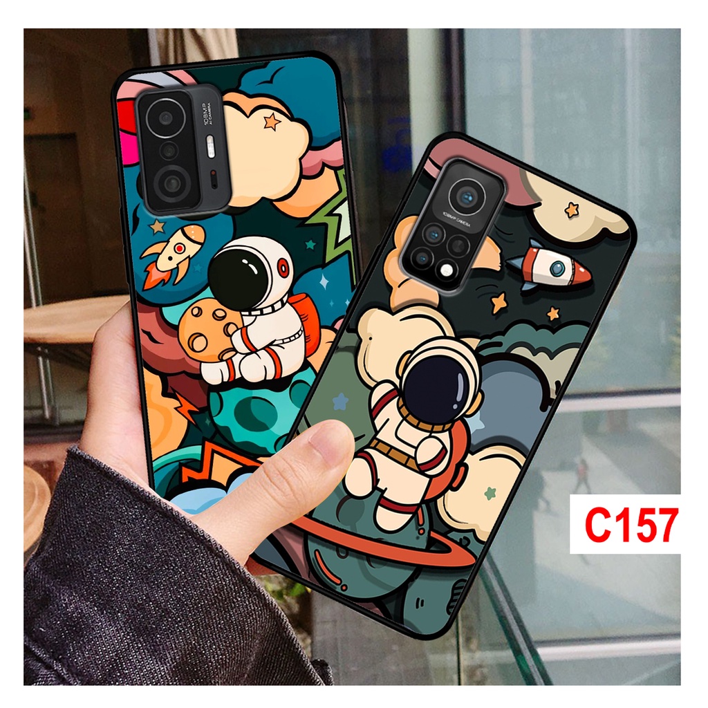 Ốp Xiaomi Mi 10T - Mi 10T Pro - Mi 11T - Mi 11T Pro in hình phi hành gia, vũ trụ ngân hà .ốp xiaomi redmi rẻ bền đẹp.