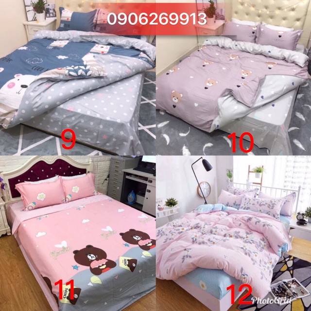 Bộ ga gối Demi 100% cotton