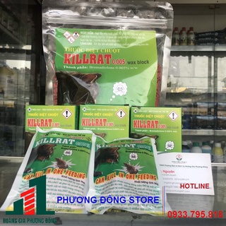 Thuốc diệt chuột Killrat 0.005% (Gói 40g)
