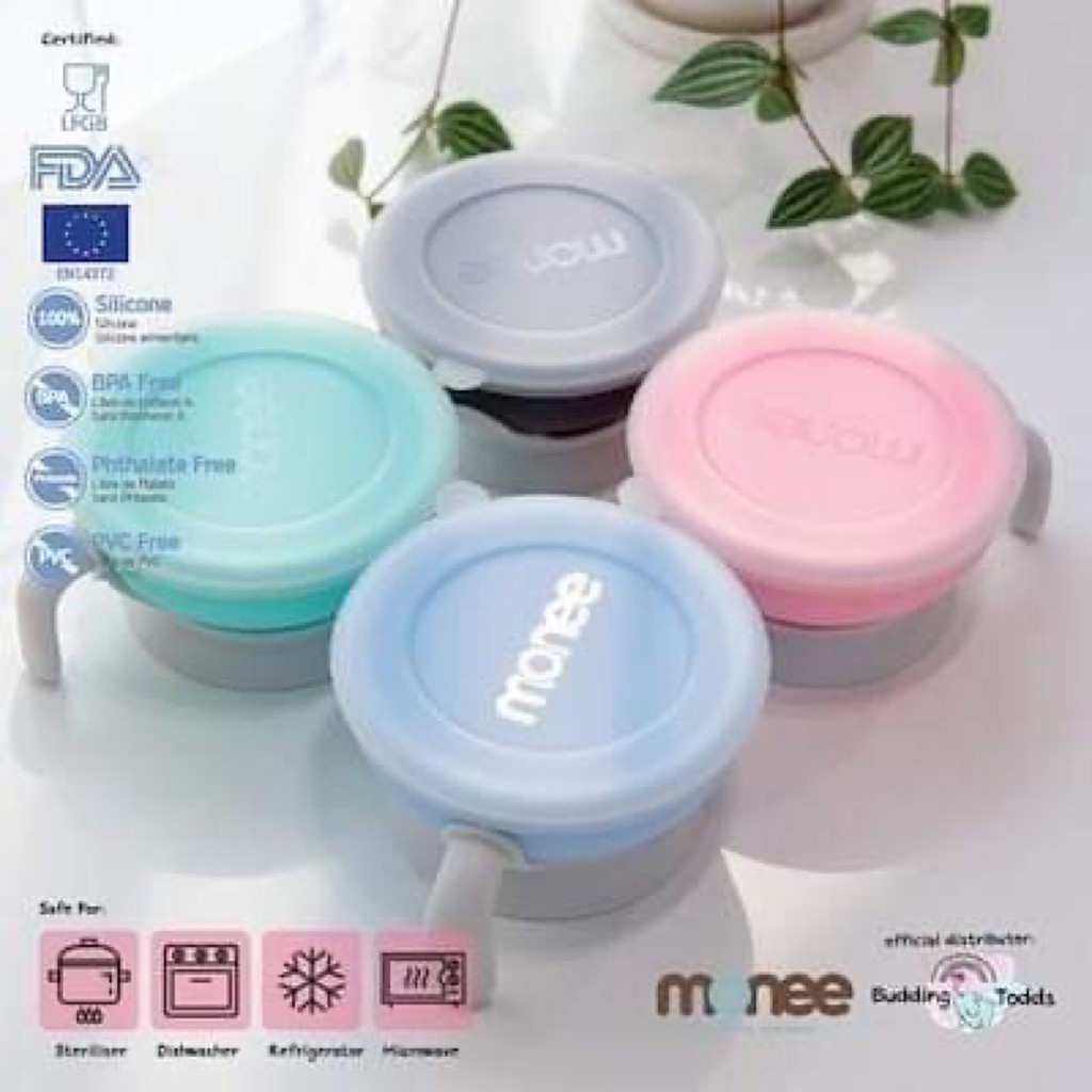 BÁT ĂN DẶM SILICONE MONEE BABY BOWL 150ml Quốc