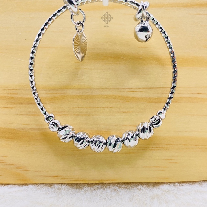 Vòng tay trẻ em, Lắc tay cho bé, Phụ kiện trang sức xi mạ bạch kim và vàng 18k KKEBT00