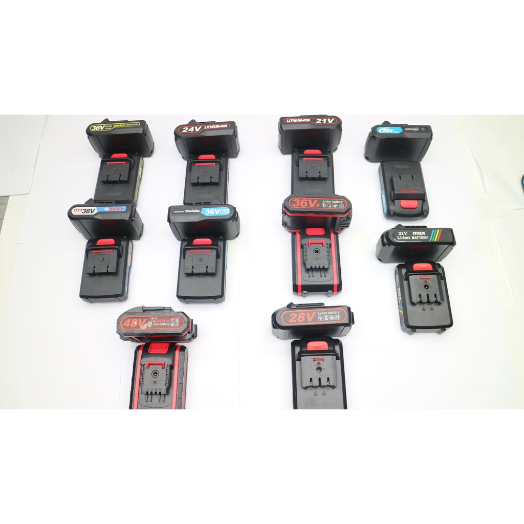 Pin 21V,24V,26V,28V,36v,48v Dùng Cho Máy Khoan Pin Vừa Chân