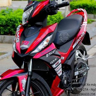 Decal xe máy khổ A3 - 112 miếng