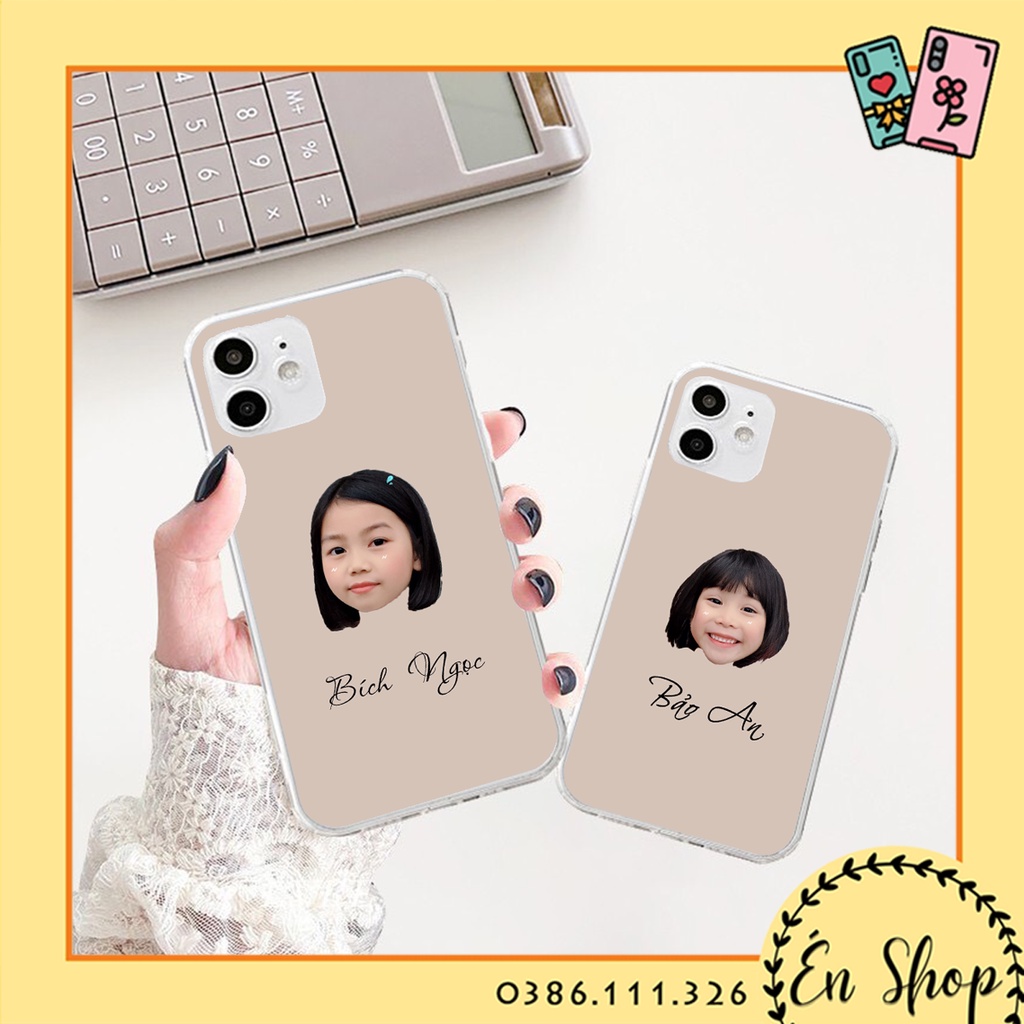 Ốp silicon thiết kế in khuôn mặt, tách nền cho bé yêu (có demo)