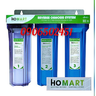 Bộ lọc nước sinh hoạt 3 cấp 30C3 (1 Trong, 2 Xanh )