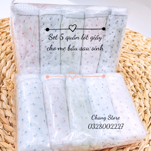 Gói 5 cái Quần lót giấy MAXX cho mẹ sau sanh