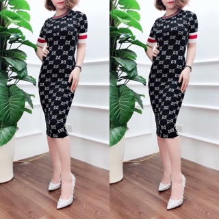 Váy len body Gucci
