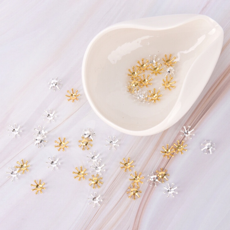 Bộ 20 Đầu Nối Hạt Hình Bông Hoa Dùng Làm Trang Sức