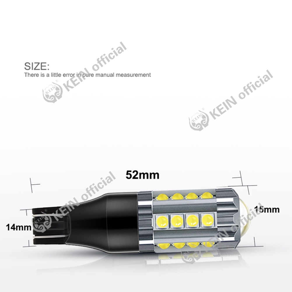 2 Đèn led phanh xe hơi T15 W16W 23smd 3030 7440 7443 1156 1157 Ba15S Ba15D S25 Led 921 912