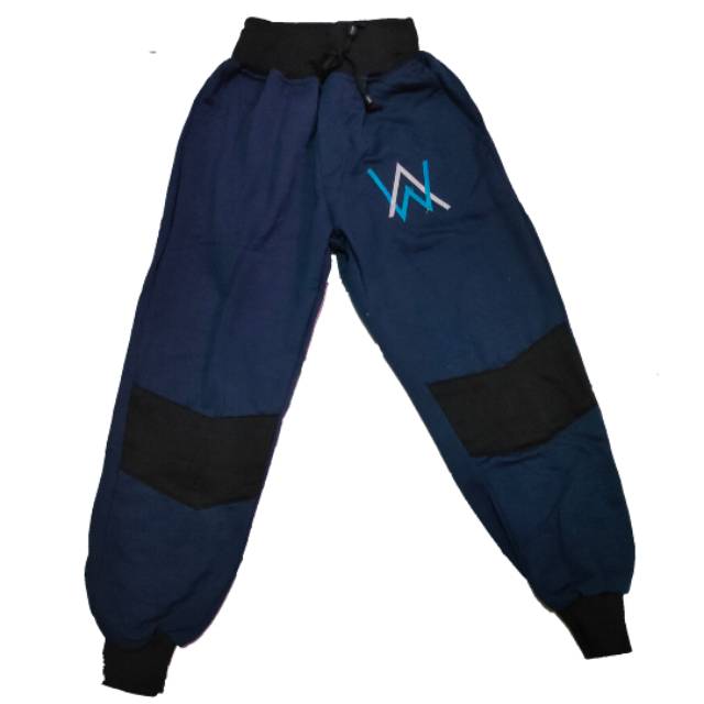 Quần Jogger Thêu Logo Alan Walker Cho Bé 7-9 Tuổi