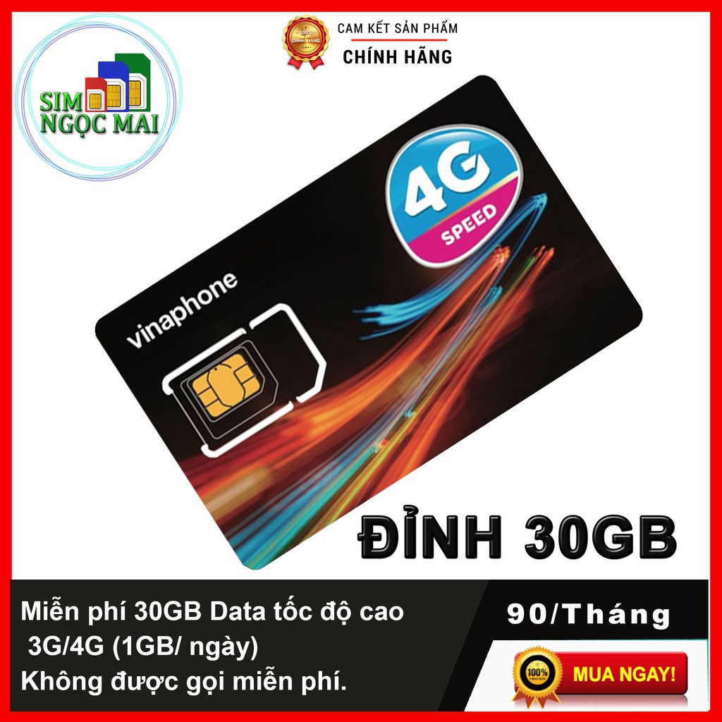 (FREE 12T)Sim 4G Vinaphone Đỉnh D60G TRỌN GÓI 1 NĂM - 2GB/NGÀY - 60GB/THÁNG - TIẾT KIỆM CHI PHÍ HƠN WIFI