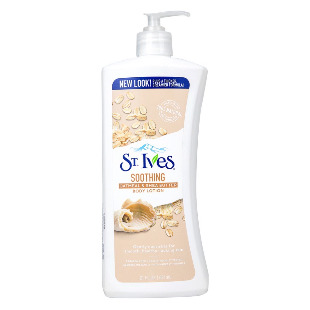 Sữa Dưỡng Thể St.Ives Renewing Body Lotion Hỗ Trợ Trẻ Hóa Da 621ml Collagen &amp; Elastin Dưỡng Ẩm Chống Nẻ