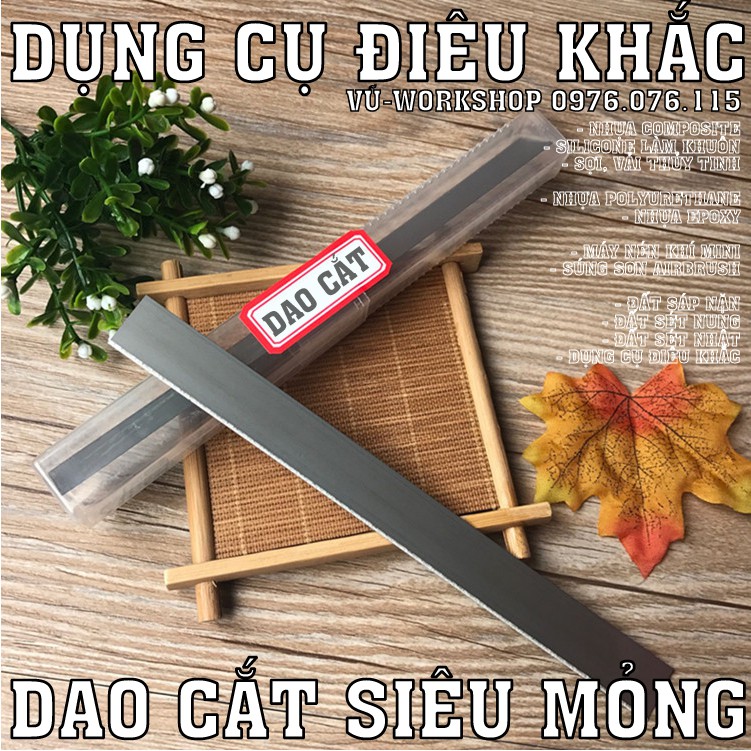 Dao cắt đất sét Polymer Clay, cắt đất sáp nặn - Dao cắt đất sét siêu mỏng làm đồ chơi, búp bê, móc khóa.