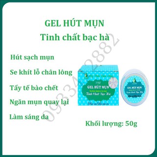 Gel lột mụn tinh chất bạc hà Ngân Bình 50g - lột là lên