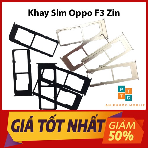 Khay sim điện thoại Oppo F3 Xịn