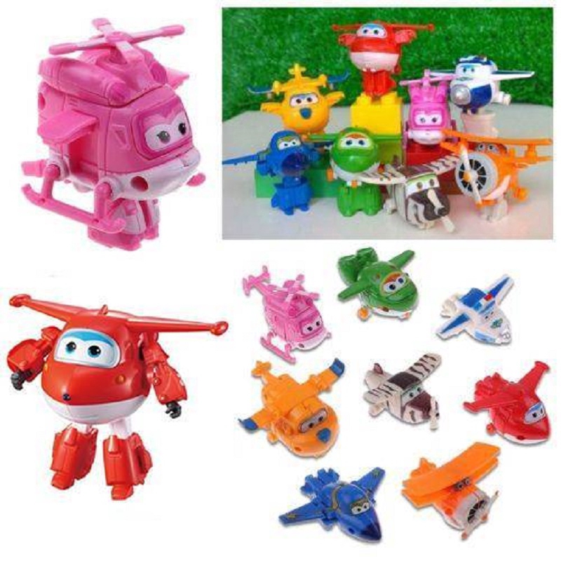 Set 8 đồ chơi mô phỏng hoạt hình đội bay siêu đẳng cho bé