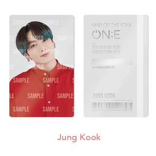 BTS OFFICIAL,CARD VÉ BTS CONCERT:ONE (HÀNG OFF,SẴN)