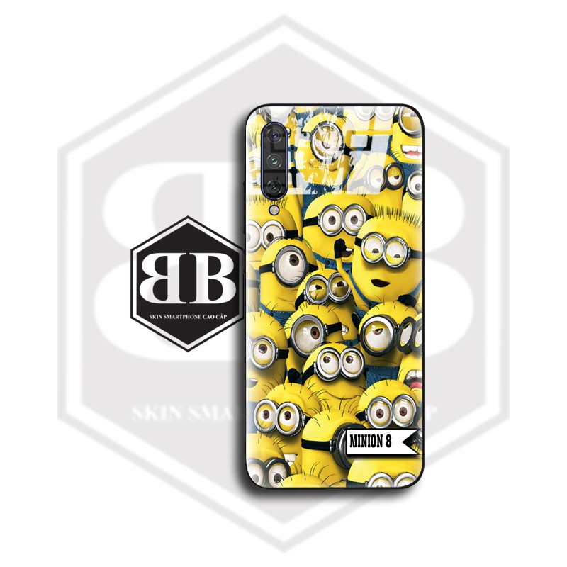 Ốp lưng kính cường lực Xiaomi Redmi Note 10 CC9 Pro / Redmi K20 Mi 9T / Mi CC9 Mi A3 Lite / Note 9 Pro Max hình minion | BigBuy360 - bigbuy360.vn