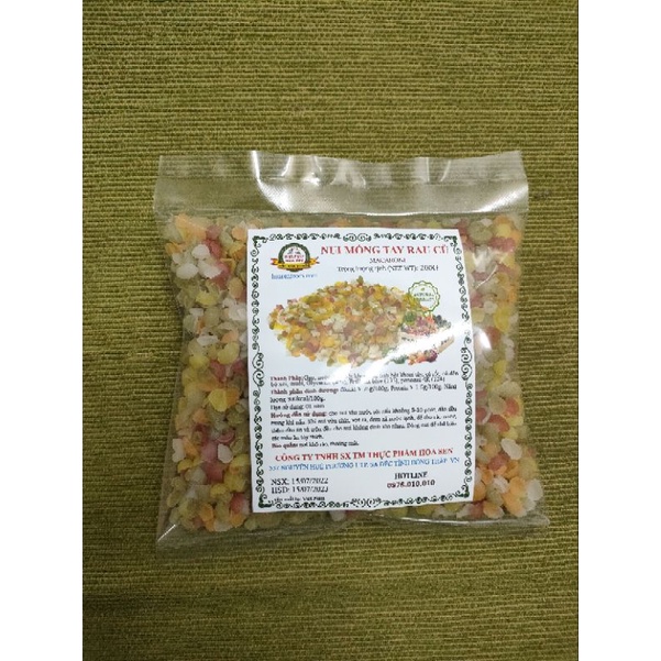 NUI MÓNG TAY RAU CỦ ĂN DẶM CHO BÉ 200G